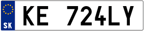 Truck License Plate